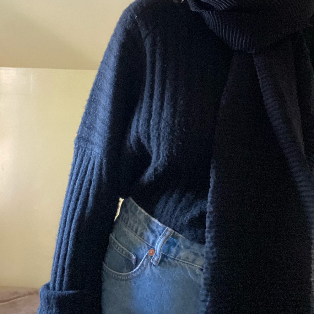 Black Cotton Sweater